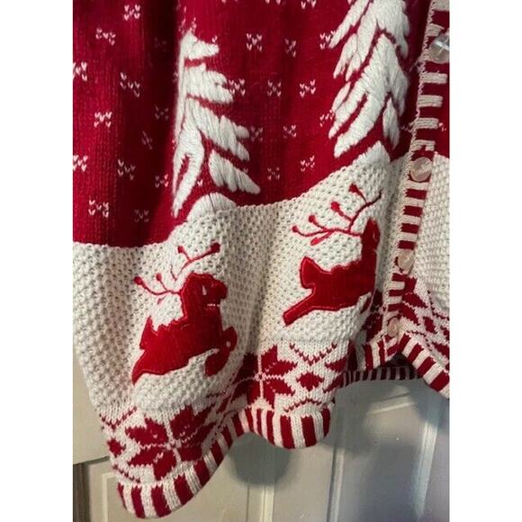 Bobby Brooks Christmas Holiday Ugly Sweater Vest Women's Size 26W/28W Plus - Picture 3 of 8